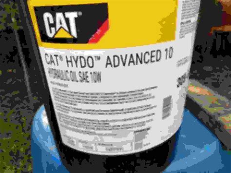 caterpillar hydraulic oil equivalent